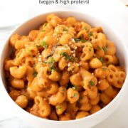 Vegan chickpea pasta (pasta e ceci).